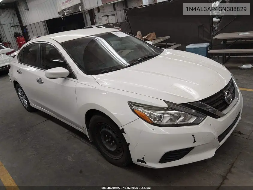NISSAN ALTIMA 2016, VIN 1N4AL3AP4GN388829