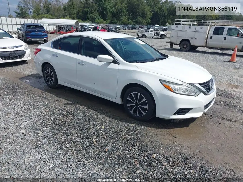 NISSAN ALTIMA 2016, VIN 1N4AL3APXGN358119