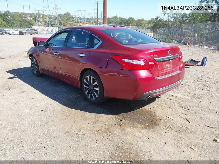 2016 NISSAN ALTIMA VIN 1N4AL3AP2GC289258 — фото 3