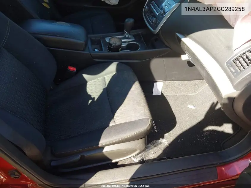 2016 NISSAN ALTIMA VIN 1N4AL3AP2GC289258 — фото 5