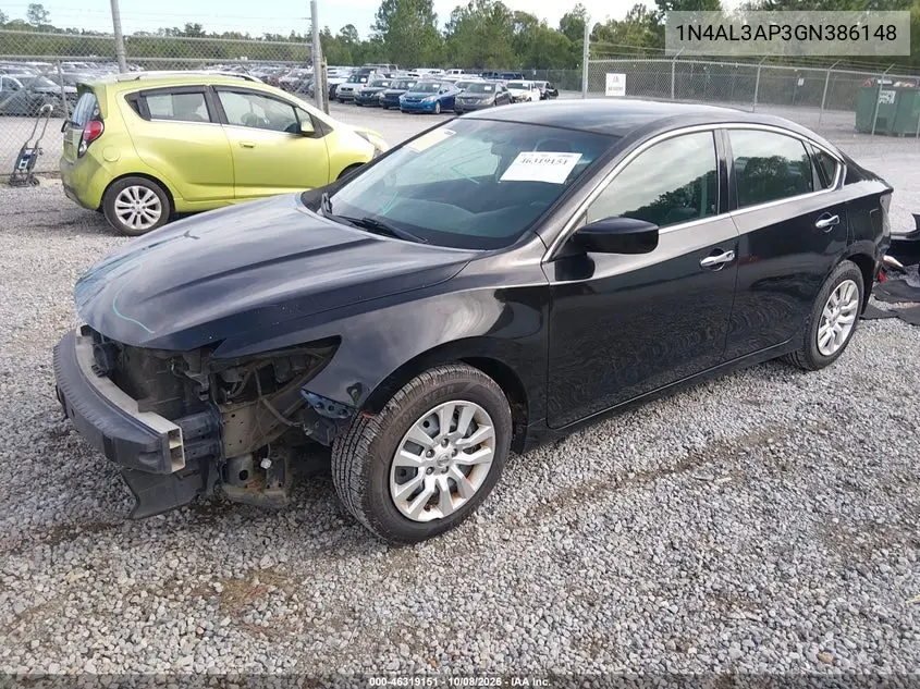 2016 NISSAN ALTIMA VIN 1N4AL3AP3GN386148 — фото 2