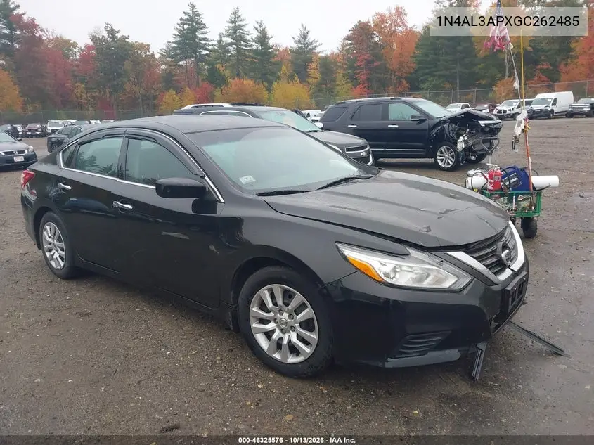 NISSAN ALTIMA 2016, VIN 1N4AL3APXGC262485