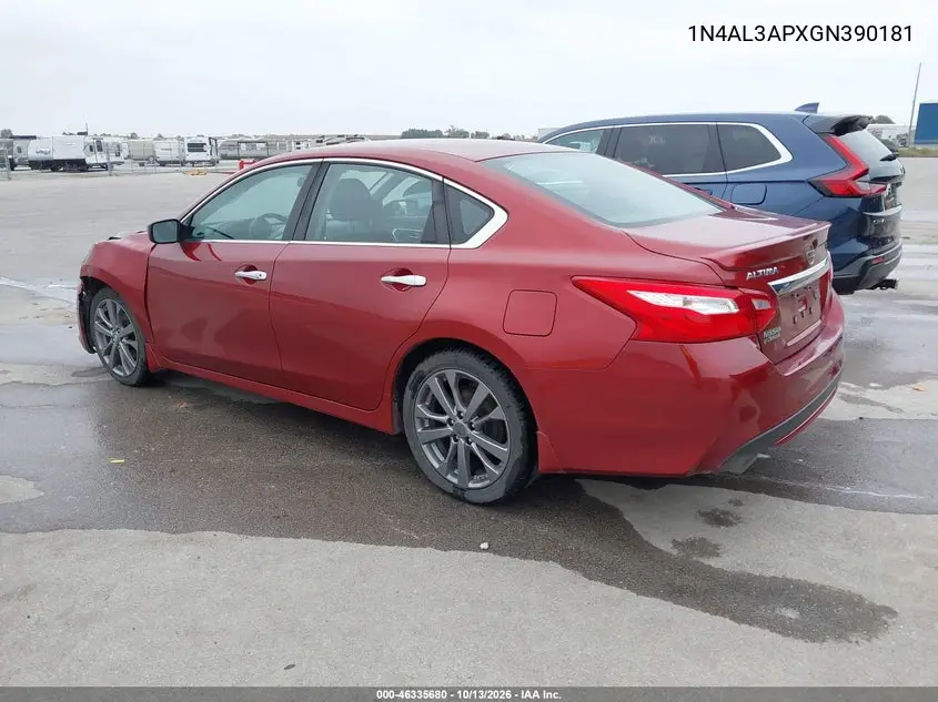 2016 NISSAN ALTIMA VIN 1N4AL3APXGN390181 — фото 3