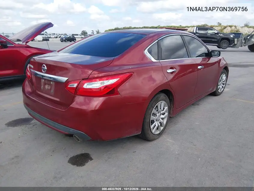 2016 NISSAN ALTIMA VIN 1N4AL3AP7GN369756 — фото 4