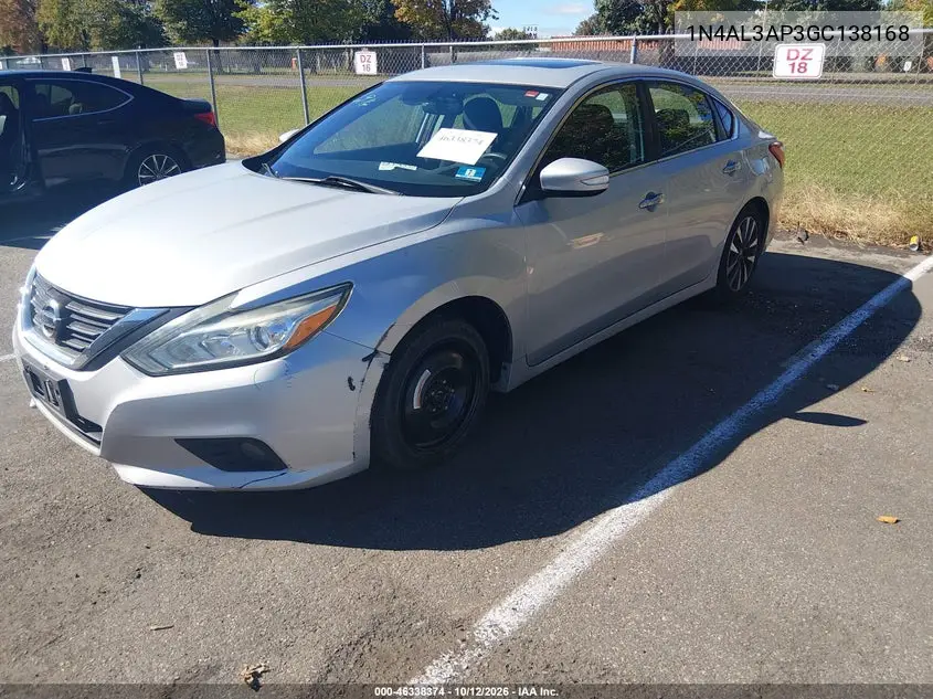 2016 NISSAN ALTIMA VIN 1N4AL3AP3GC138168 — фото 2