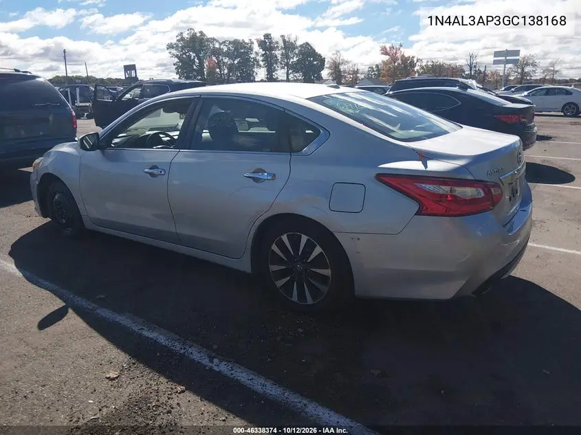 2016 NISSAN ALTIMA VIN 1N4AL3AP3GC138168 — фото 3