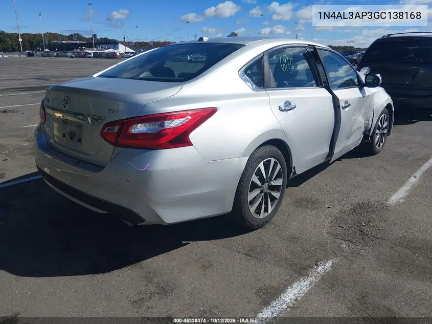 2016 NISSAN ALTIMA VIN 1N4AL3AP3GC138168 — фото 4