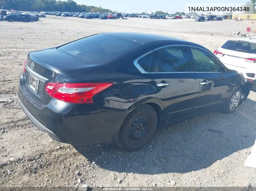 2016 NISSAN ALTIMA VIN 1N4AL3AP0GN364348 — фото 4