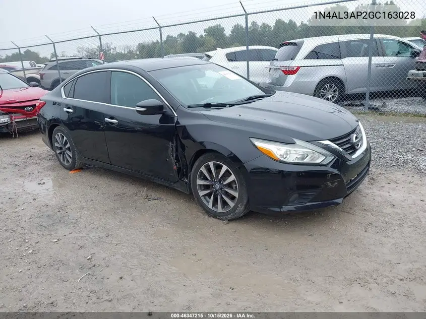 NISSAN ALTIMA 2016, VIN 1N4AL3AP2GC163028
