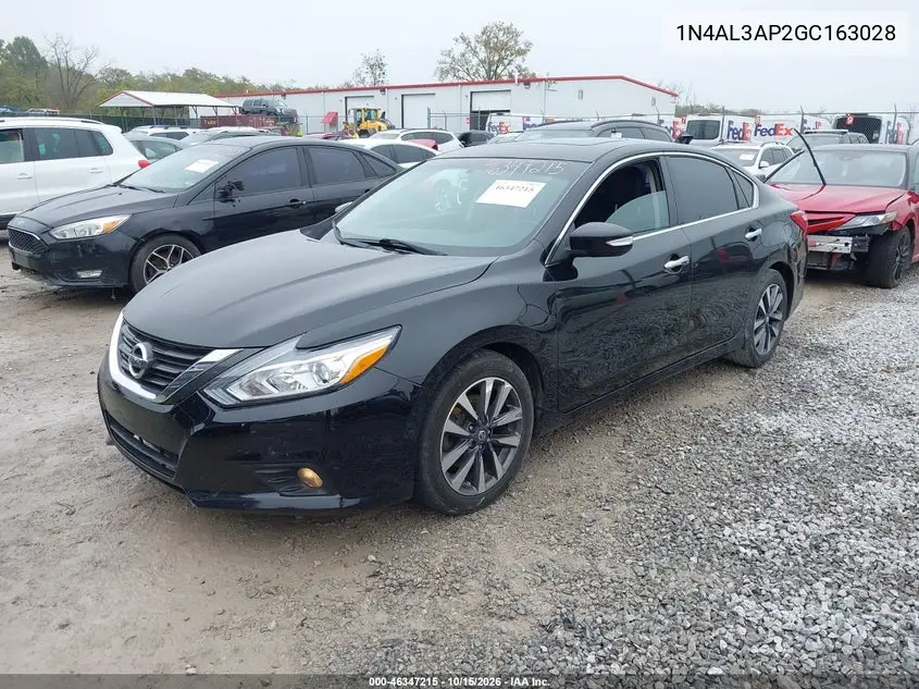 2016 NISSAN ALTIMA VIN 1N4AL3AP2GC163028 — фото 2