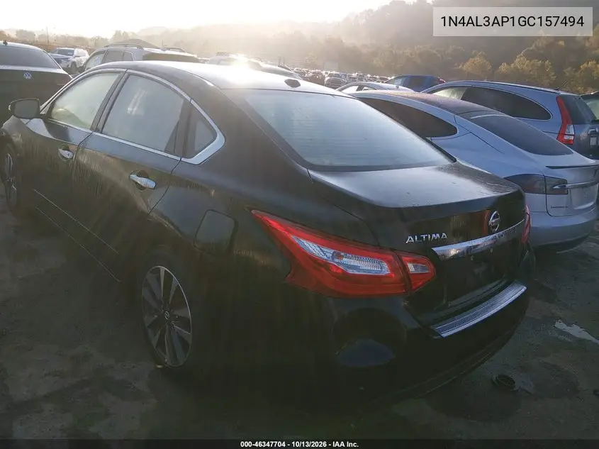 2016 NISSAN ALTIMA VIN 1N4AL3AP1GC157494 — фото 3