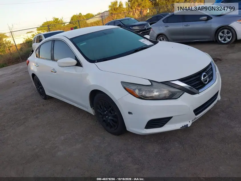 NISSAN ALTIMA 2016, VIN 1N4AL3AP9GN324799