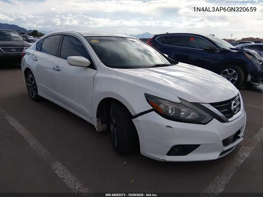 NISSAN ALTIMA 2016, VIN 1N4AL3AP6GN320659