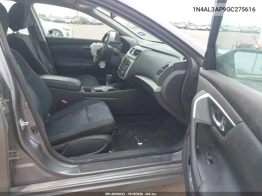 2016 NISSAN ALTIMA VIN 1N4AL3AP9GC275616 — фото 5