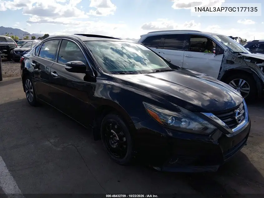 NISSAN ALTIMA 2016, VIN 1N4AL3AP7GC177135