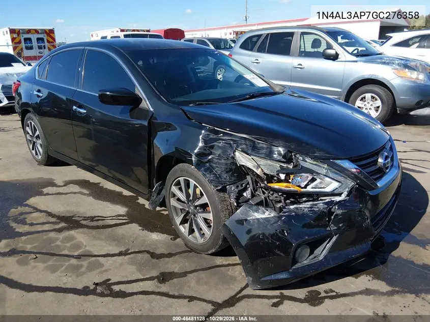 NISSAN ALTIMA 2016, VIN 1N4AL3AP7GC276358