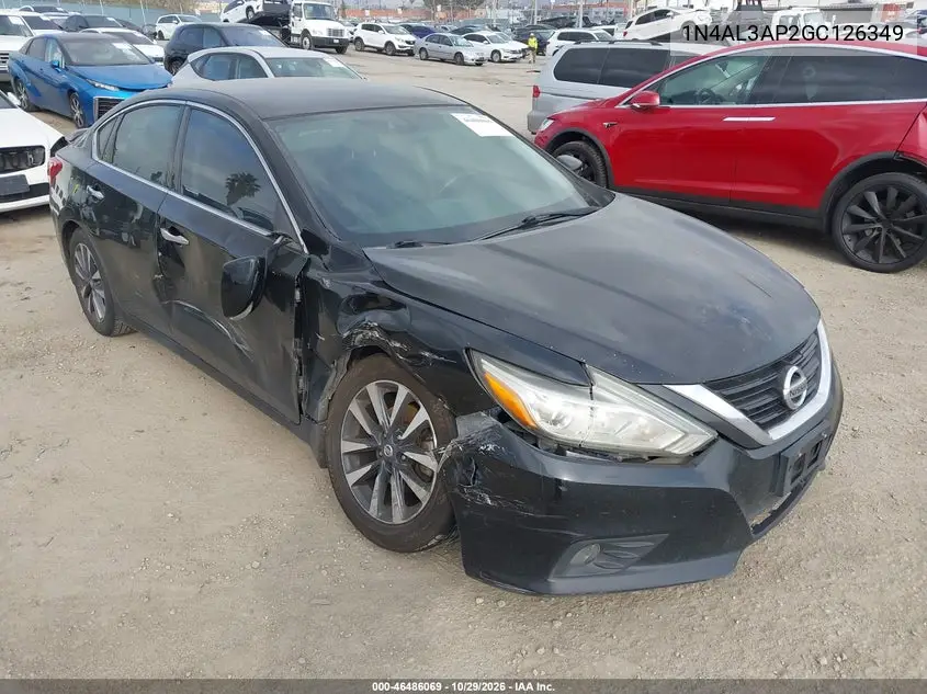 NISSAN ALTIMA 2016, VIN 1N4AL3AP2GC126349