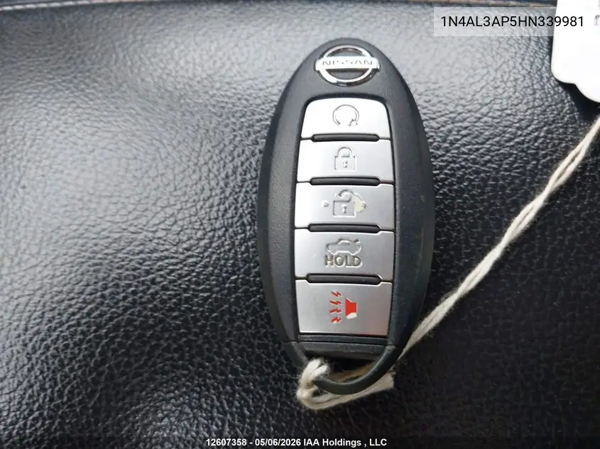 2017 NISSAN ALTIMA VIN 1N4AL3AP5HN339981 — фото 10