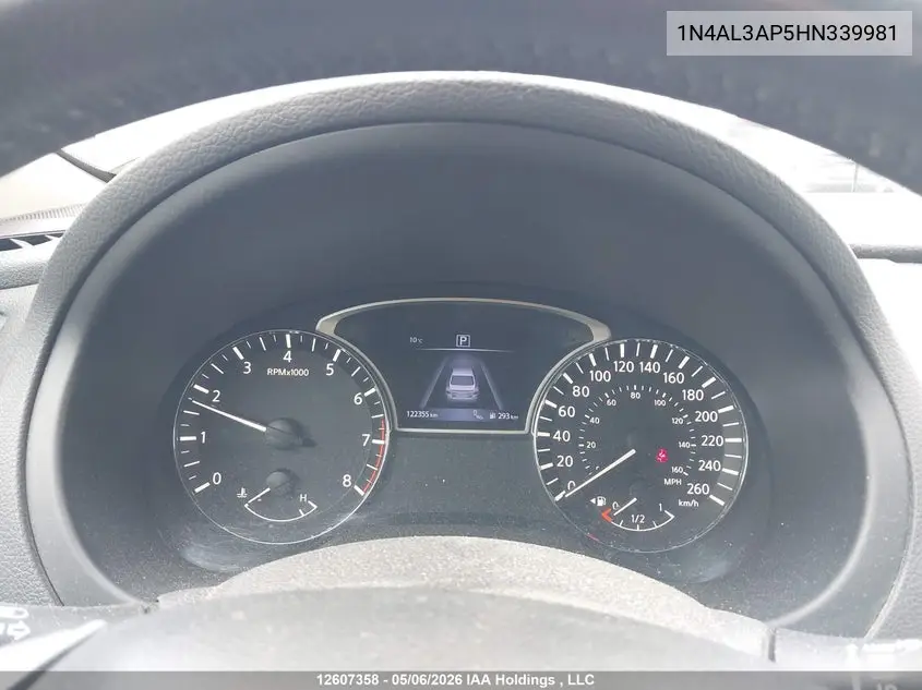 2017 NISSAN ALTIMA VIN 1N4AL3AP5HN339981 — фото 7