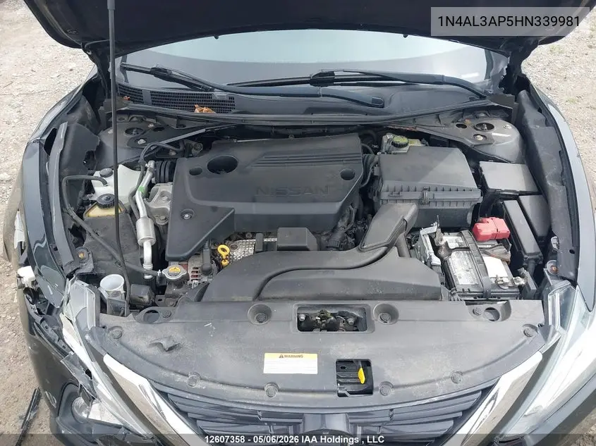 2017 NISSAN ALTIMA VIN 1N4AL3AP5HN339981 — фото 9