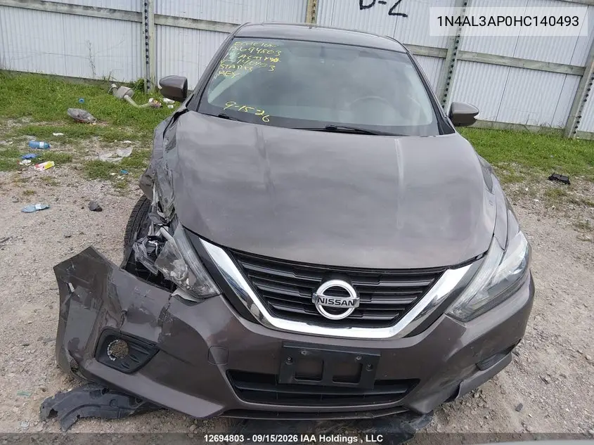 2017 NISSAN ALTIMA VIN 1N4AL3AP0HC140493 — фото 11