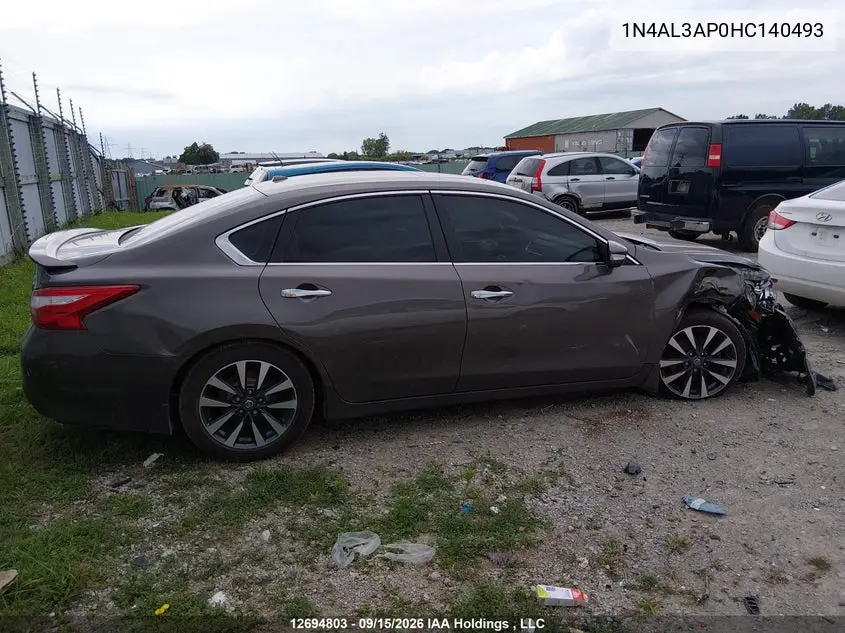 2017 NISSAN ALTIMA VIN 1N4AL3AP0HC140493 — фото 12