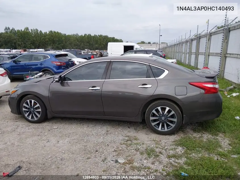2017 NISSAN ALTIMA VIN 1N4AL3AP0HC140493 — фото 13