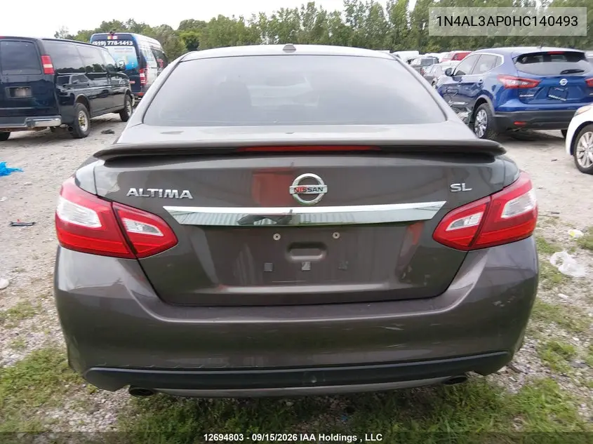 2017 NISSAN ALTIMA VIN 1N4AL3AP0HC140493 — фото 15