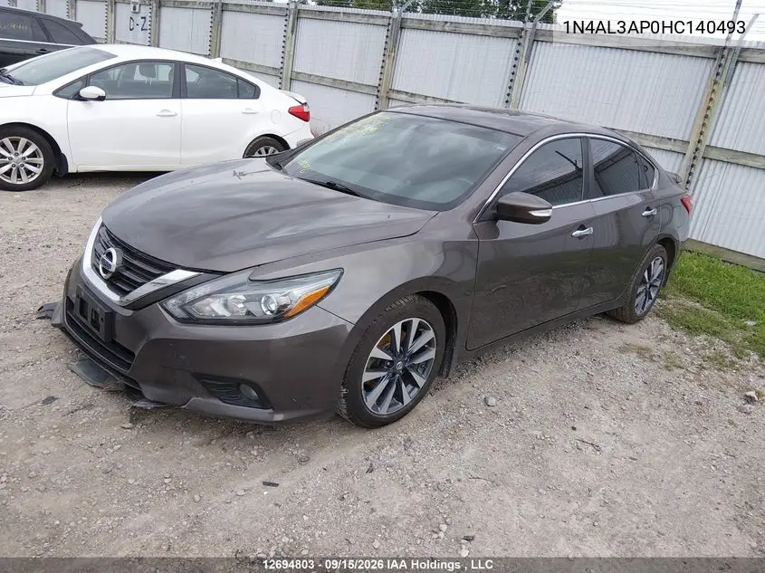 2017 NISSAN ALTIMA VIN 1N4AL3AP0HC140493 — фото 2