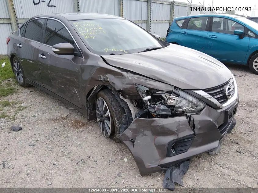 2017 NISSAN ALTIMA VIN 1N4AL3AP0HC140493 — фото 6