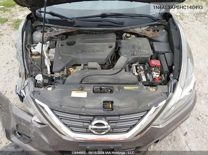 2017 NISSAN ALTIMA VIN 1N4AL3AP0HC140493 — фото 9