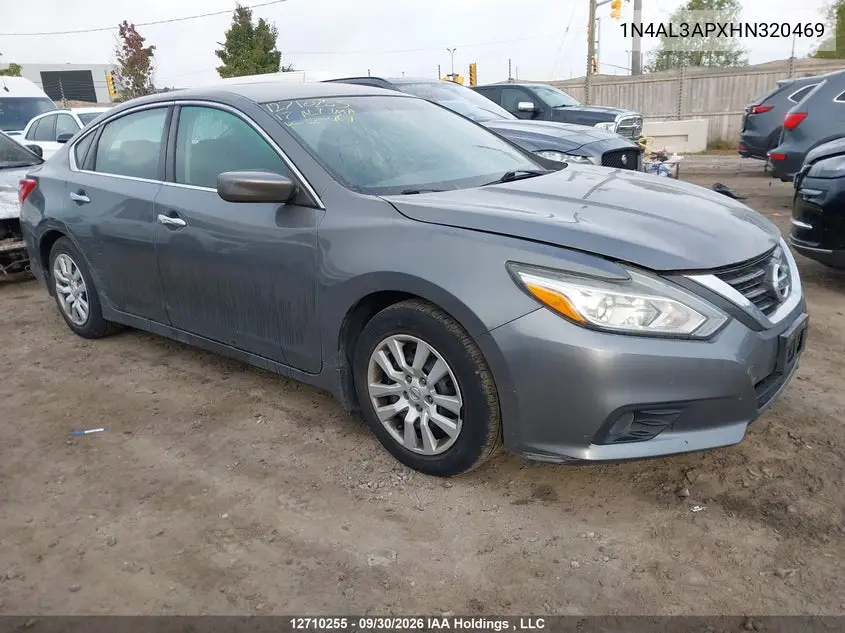 NISSAN ALTIMA 2017, VIN 1N4AL3APXHN320469