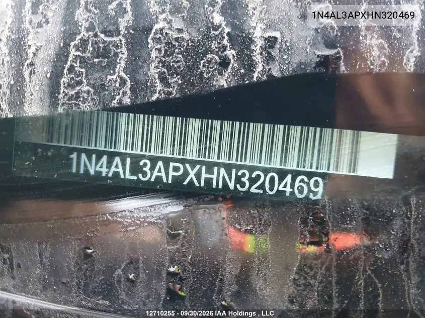 2017 NISSAN ALTIMA VIN 1N4AL3APXHN320469 — фото 9