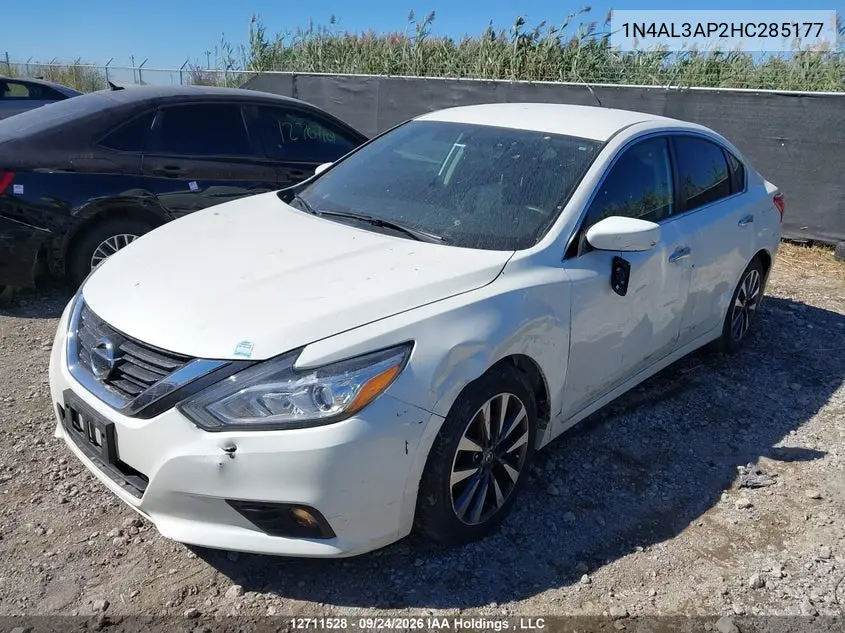 2017 NISSAN ALTIMA VIN 1N4AL3AP2HC285177 — фото 2