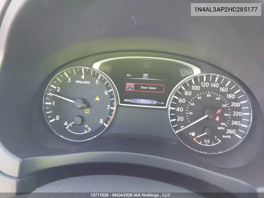 2017 NISSAN ALTIMA VIN 1N4AL3AP2HC285177 — фото 7