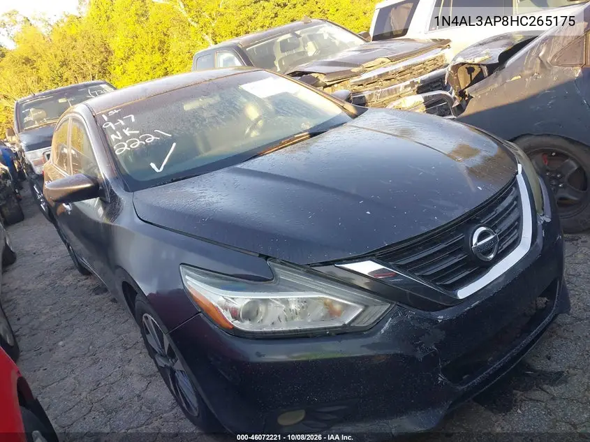 NISSAN ALTIMA 2017, VIN 1N4AL3AP8HC265175
