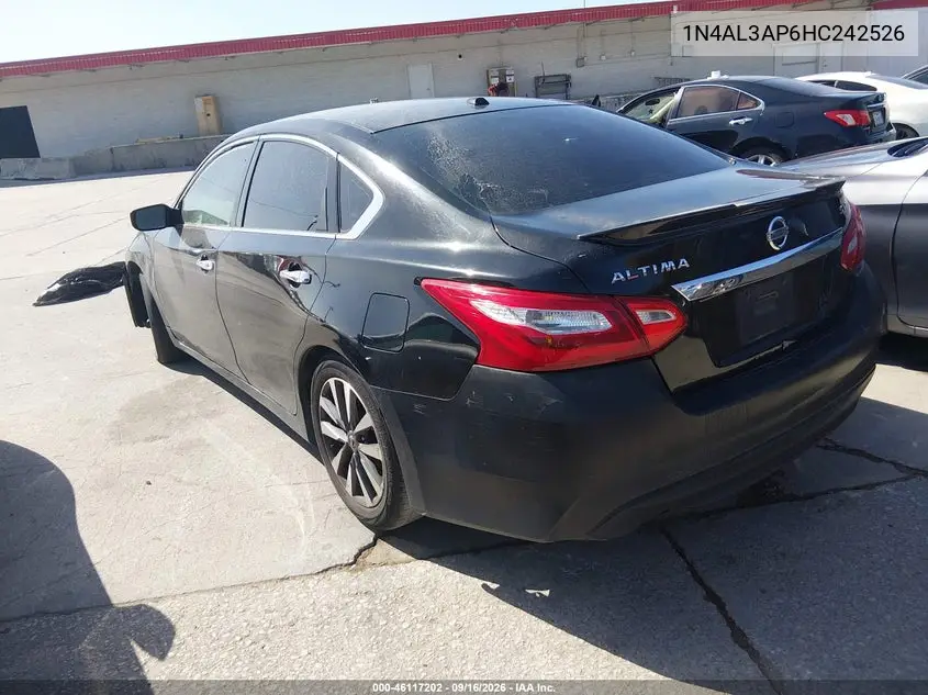 2017 NISSAN ALTIMA VIN 1N4AL3AP6HC242526 — фото 3