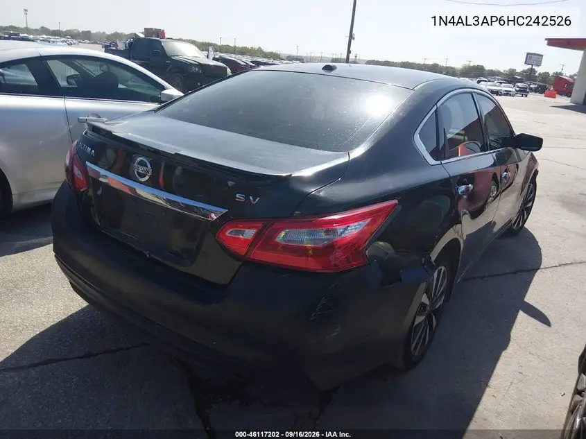 2017 NISSAN ALTIMA VIN 1N4AL3AP6HC242526 — фото 4