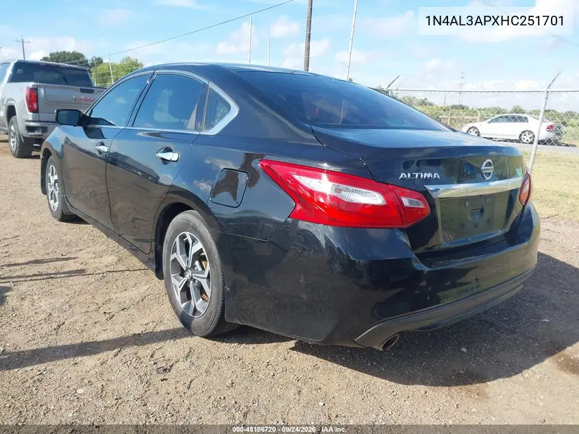 2017 NISSAN ALTIMA VIN 1N4AL3APXHC251701 — фото 3