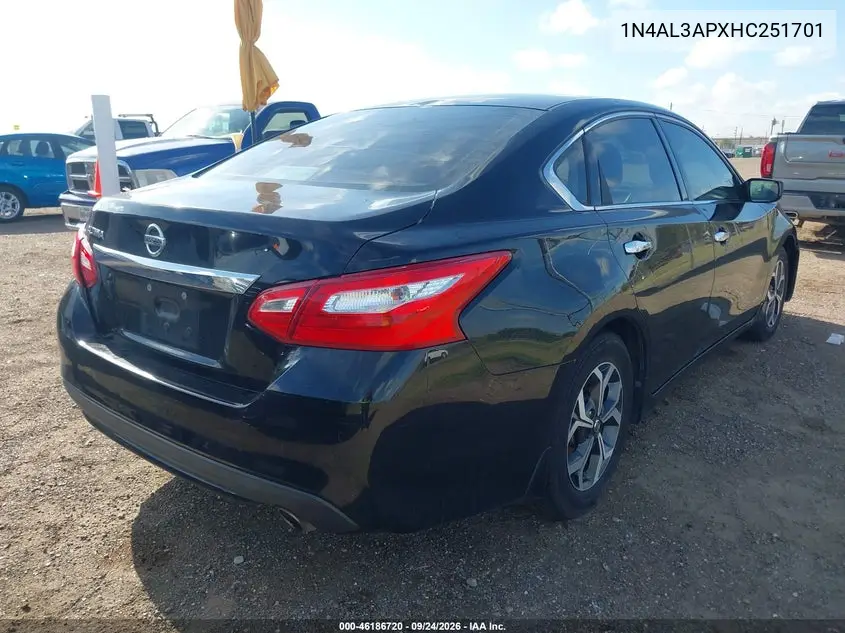 2017 NISSAN ALTIMA VIN 1N4AL3APXHC251701 — фото 4