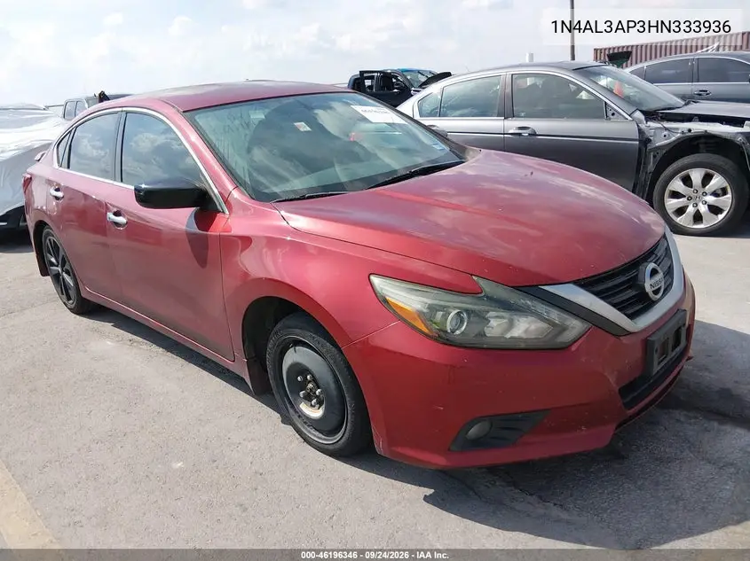 NISSAN ALTIMA 2017, VIN 1N4AL3AP3HN333936