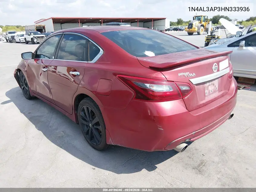 2017 NISSAN ALTIMA VIN 1N4AL3AP3HN333936 — фото 3