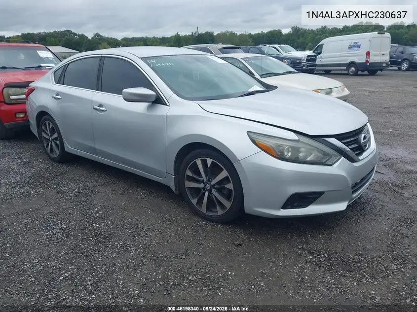 NISSAN ALTIMA 2017, VIN 1N4AL3APXHC230637