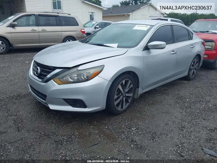 2017 NISSAN ALTIMA VIN 1N4AL3APXHC230637 — фото 2