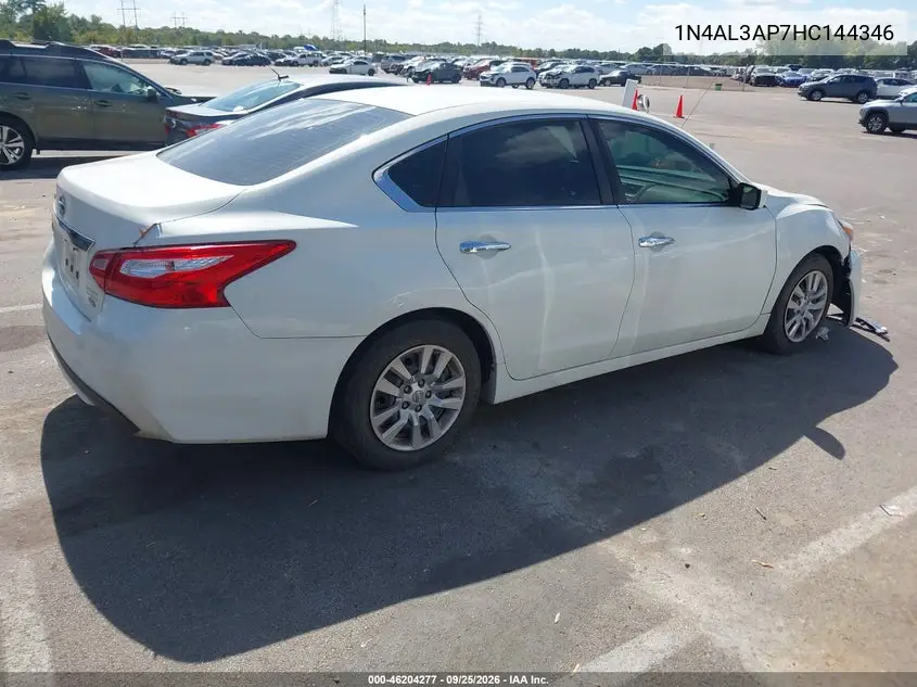 2017 NISSAN ALTIMA VIN 1N4AL3AP7HC144346 — фото 4