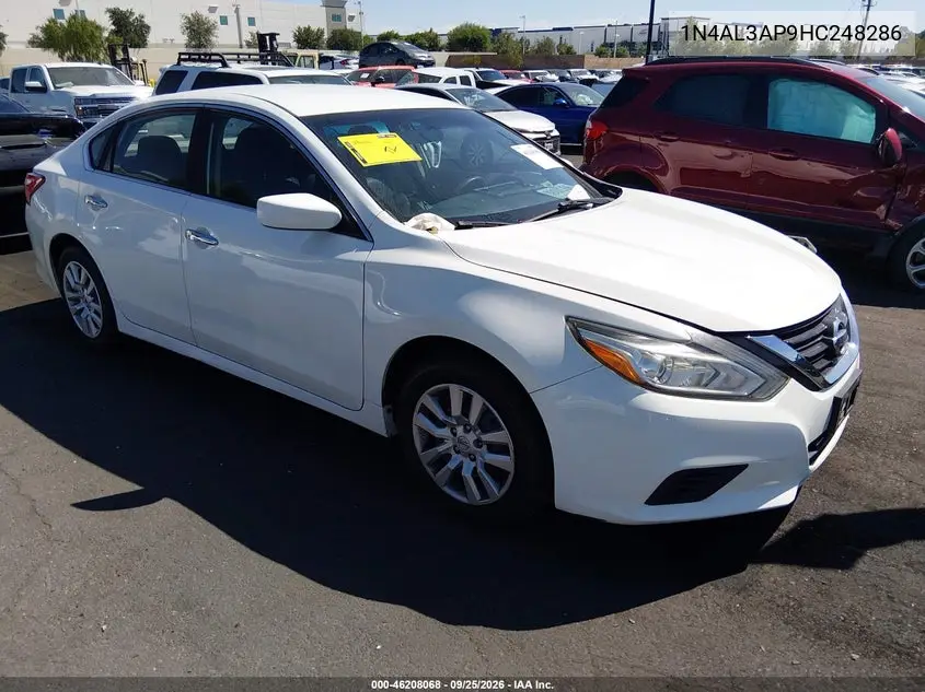 NISSAN ALTIMA 2017, VIN 1N4AL3AP9HC248286
