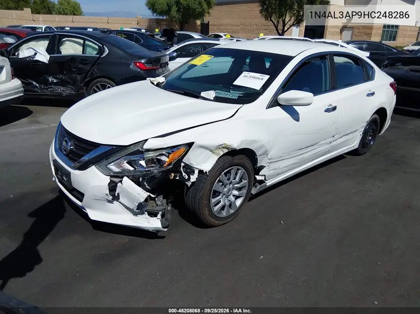 2017 NISSAN ALTIMA VIN 1N4AL3AP9HC248286 — фото 2