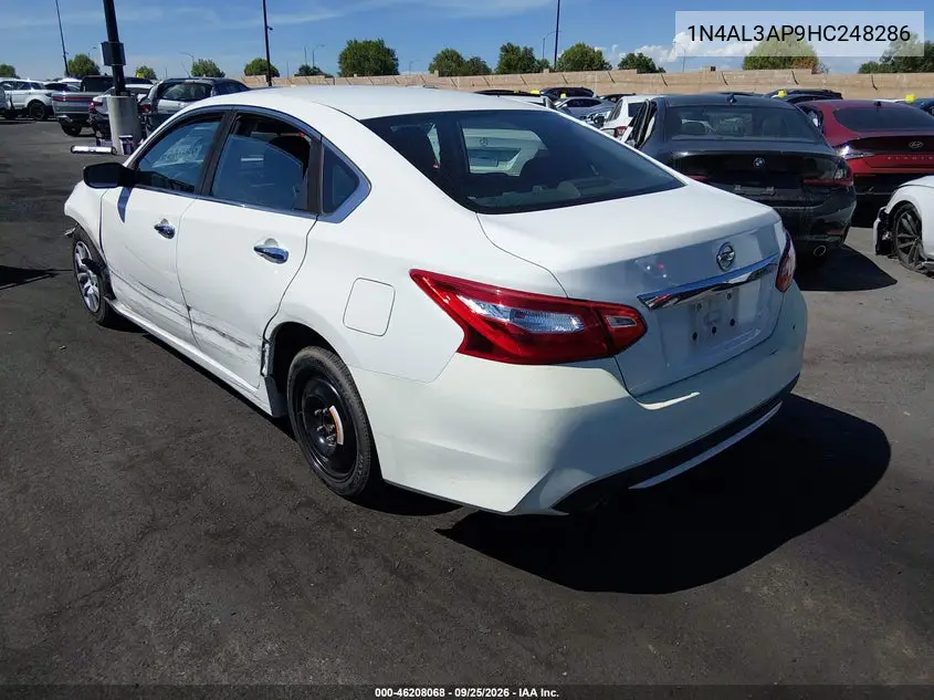 2017 NISSAN ALTIMA VIN 1N4AL3AP9HC248286 — фото 3