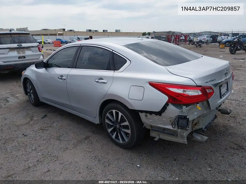 2017 NISSAN ALTIMA VIN 1N4AL3AP7HC209857 — фото 3