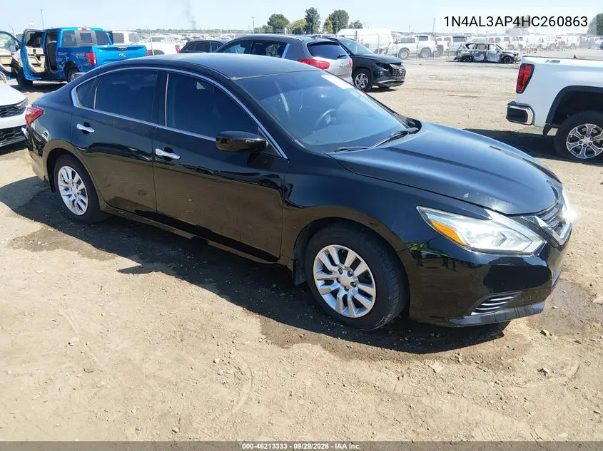 NISSAN ALTIMA 2017, VIN 1N4AL3AP4HC260863